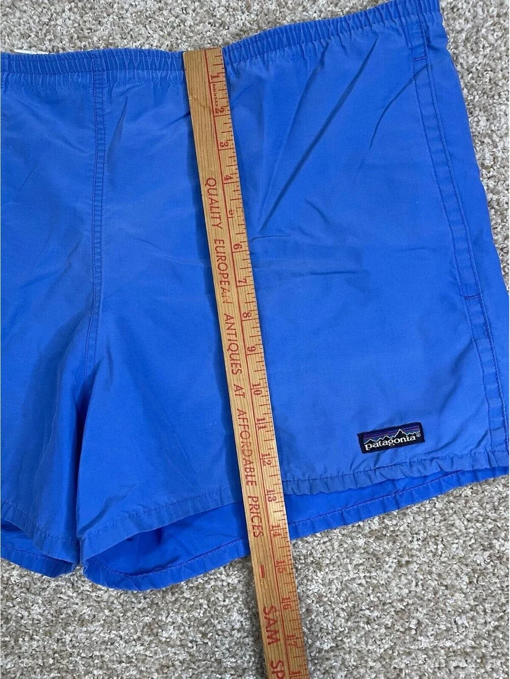 Patagonia Men's Blue Swim Shorts Size L Made In USA